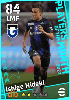 Ishige Hideki — LMF, OVR 84, MAX 84