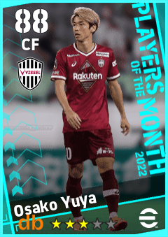 Osako Yuya — CF, OVR 88, MAX 88