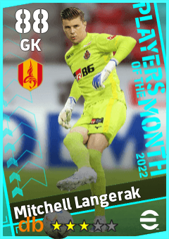 Mitchell Langerak eFootball player card