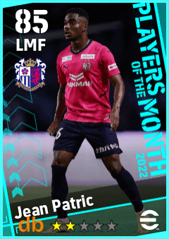 Jean Patric — LMF, OVR 85, MAX 85