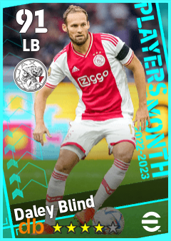 Daley Blind — LB, OVR 91, MAX 91