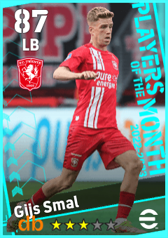 Gijs Smal — LB, OVR 87, MAX 87