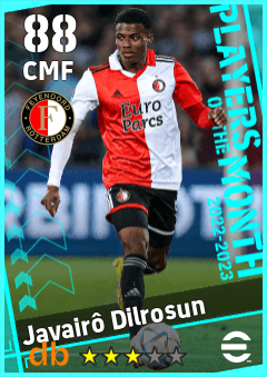 Javairô Dilrosun — CMF, OVR 88, MAX 88