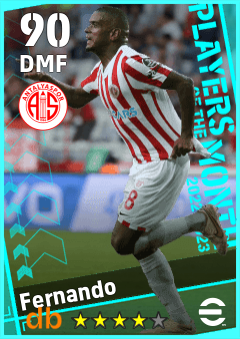 Fernando — DMF, OVR 90, MAX 90