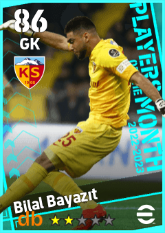 Bilal Bayazıt — GK, OVR 86, MAX 86