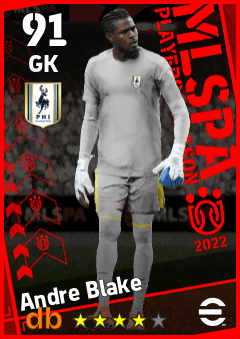Andre Blake — GK, OVR 91, MAX 91