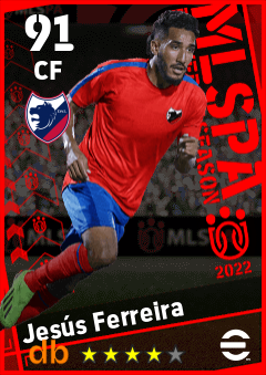 Jesús Ferreira — CF, OVR 91, MAX 91