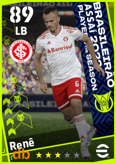 Renê — LB, OVR 89, MAX 89