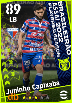 Juninho Capixaba — LB, OVR 89, MAX 89