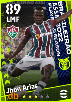 Jhon Arias eFootball player card