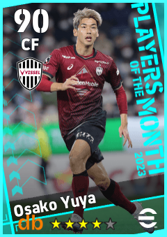 Osako Yuya — CF, OVR 90, MAX 90