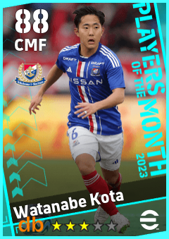 Watanabe Kota — CMF, OVR 88, MAX 88