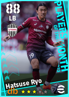 Hatsuse Ryo eFootball player card