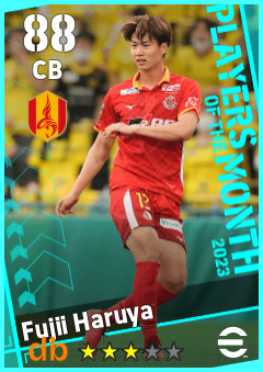 Fujii Haruya — CB, OVR 88, MAX 88