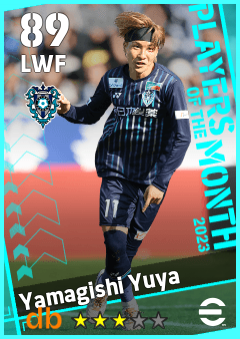 Yamagishi Yuya — LWF, OVR 89, MAX 89