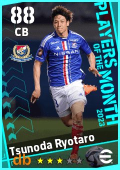 Tsunoda Ryotaro eFootball player card