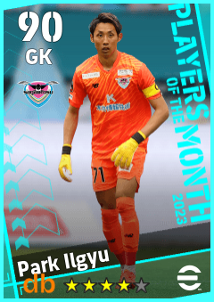 Park Ilgyu — GK, OVR 90, MAX 90