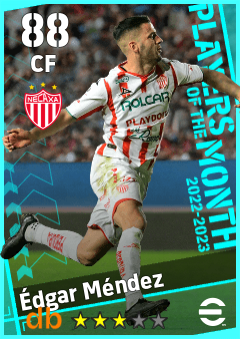 Édgar Méndez — CF, OVR 88, MAX 88