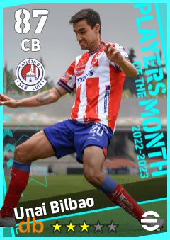 Unai Bilbao — CB, OVR 87, MAX 87