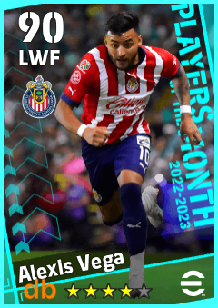 Alexis Vega — LWF, OVR 90, MAX 90