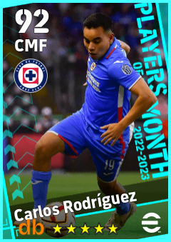 Carlos Rodríguez — CMF, OVR 92, MAX 92