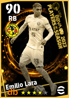 Emilio Lara — RB, OVR 90, MAX 90