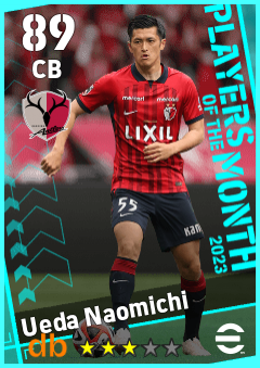Ueda Naomichi — CB, OVR 89, MAX 89