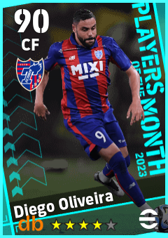 Diego Oliveira — CF, OVR 90, MAX 90