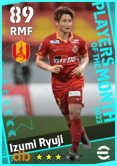 Izumi Ryuji — RMF, OVR 89, MAX 89