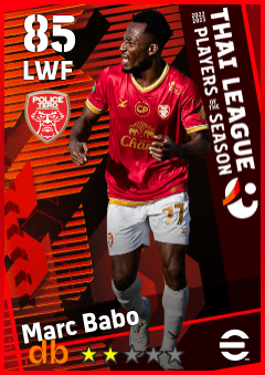 Marc Babo — LWF, OVR 85, MAX 85
