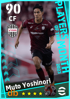 Muto Yoshinori — CF, OVR 90, MAX 90