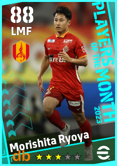 Morishita Ryoya — LMF, OVR 88, MAX 88