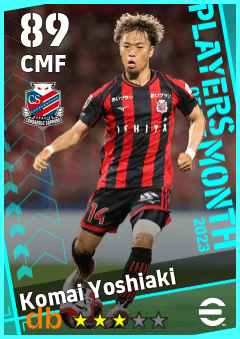 Komai Yoshiaki — CMF, OVR 89, MAX 89