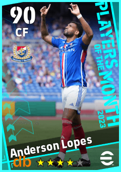Anderson Lopes — CF, OVR 90, MAX 90