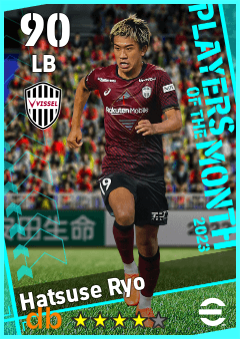 Hatsuse Ryo — LB, OVR 90, MAX 90