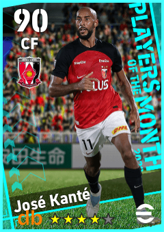 José Kanté — CF, OVR 90, MAX 90