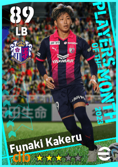 Funaki Kakeru — LB, OVR 89, MAX 89