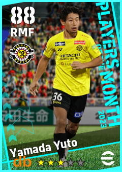 Yamada Yuto eFootball player card