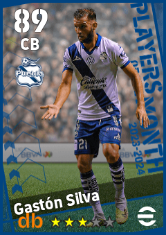 Gastón Silva — CB, OVR 89, MAX 89
