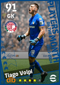 Tiago Volpi — GK, OVR 91, MAX 91