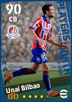 Unai Bilbao — CB, OVR 90, MAX 90