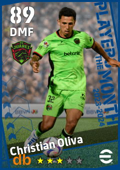 Christian Oliva — DMF, OVR 89, MAX 89