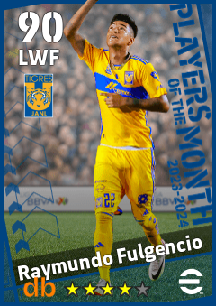 Raymundo Fulgencio — LWF, OVR 90, MAX 90