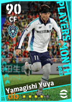 Yamagishi Yuya — CF, OVR 90, MAX 90