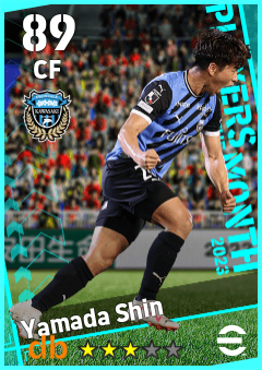 Yamada Shin — CF, OVR 89, MAX 89