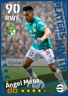 Ángel Mena — RWF, OVR 90, MAX 90