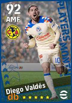 Diego Valdés eFootball player card