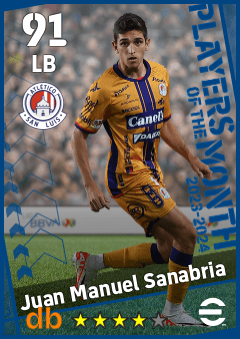 Juan Manuel Sanabria — LB, OVR 91, MAX 91