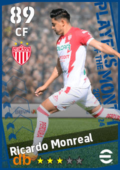 Ricardo Monreal — CF, OVR 89, MAX 89