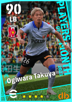 Ogiwara Takuya — LB, OVR 90, MAX 90